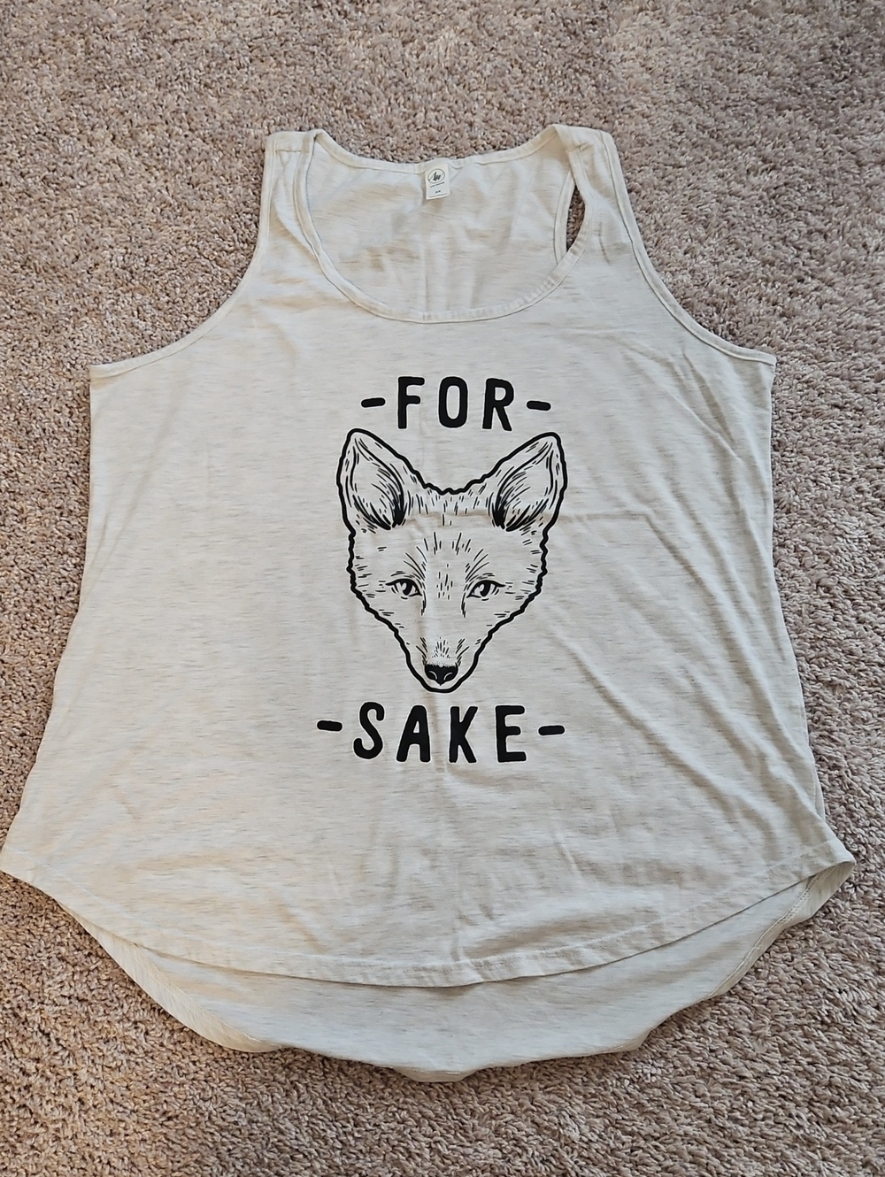 Funny Graphic Fox Tank Top - For "Fox" Sake 🦊 FCK